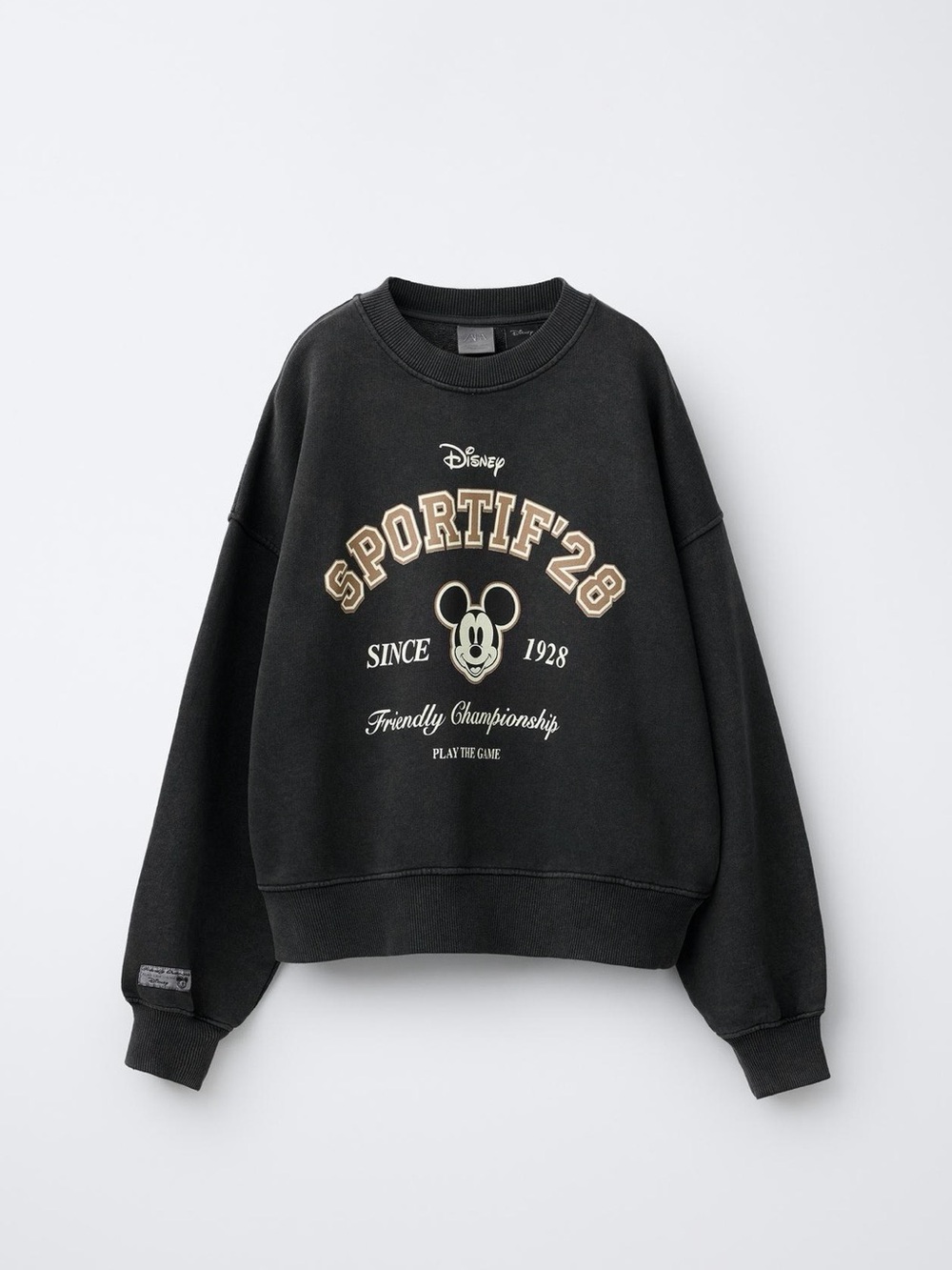 Zara kids Mickey Mouse washed effect Disney sweatshirt
